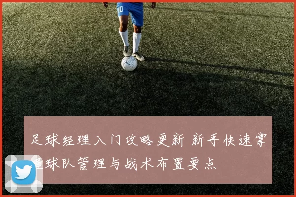 足球经理入门攻略更新 新手快速掌握球队管理与战术布置要点